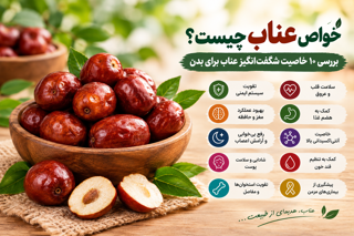 خواص عناب چیست؟ بررسی ۱۰ خاصیت شگفتانگیز عناب برای بدن